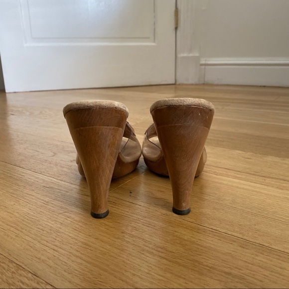 Vintage Butterfly Heel Sandals by Sun Moc Size 6 - Picture 4 of 7